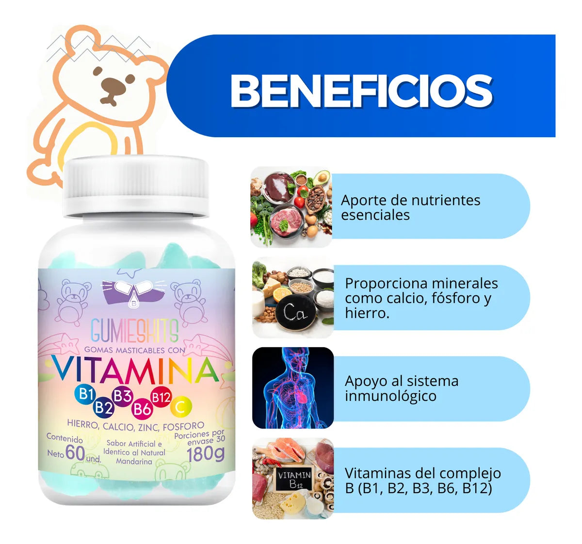 GOMAS KIDS MULTIVITAMINICO
